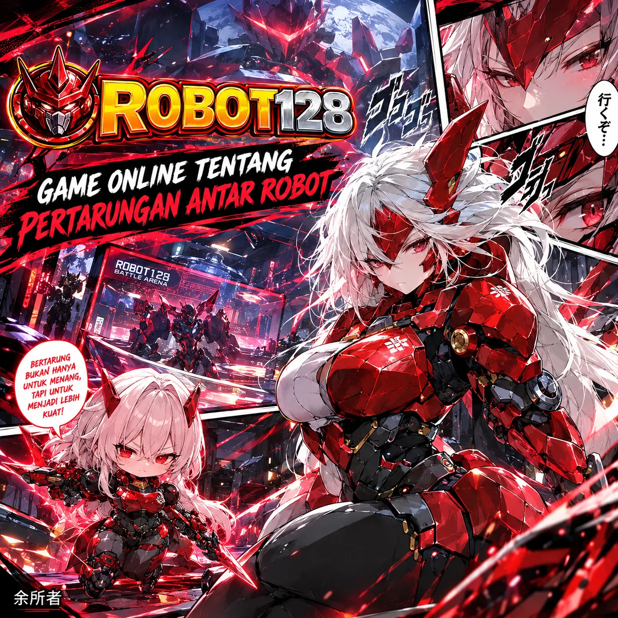 ROBOT128 - Link Game Online dengan Tema Keindahan dan Menawan